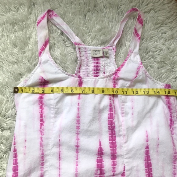 Vintage 90s tie dye pink Esprit sundress - Picture 4 of 5